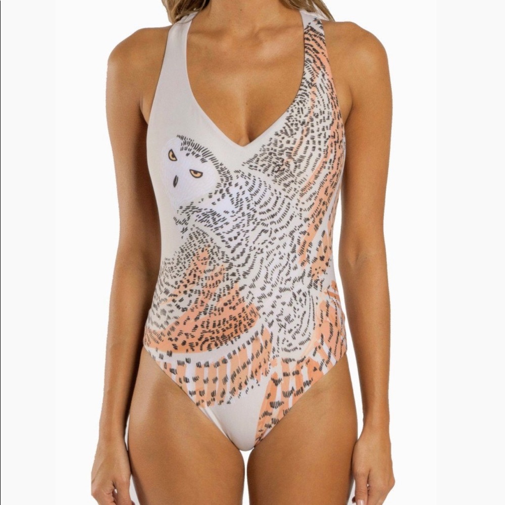 Boys and Arrows Bad News Beck one piece swimsuit